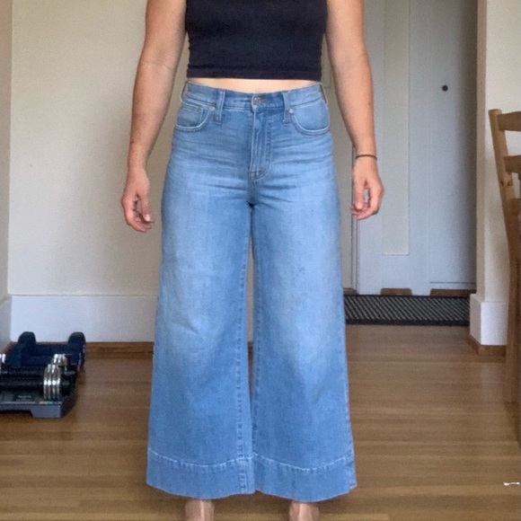 - Madewell Wide Leg Crop - Picture 4 of 5